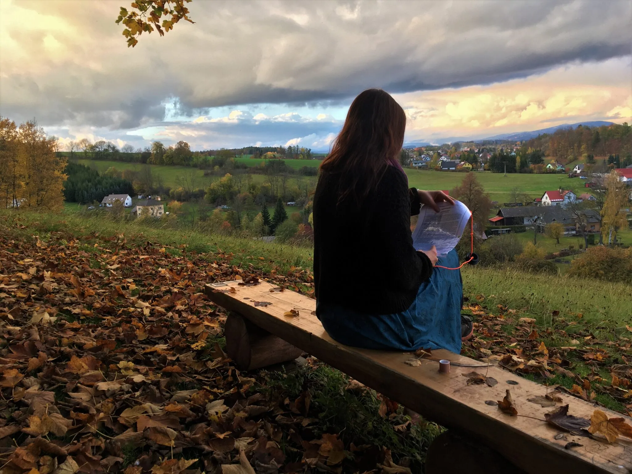 Fotografie lavičky: Hradisko