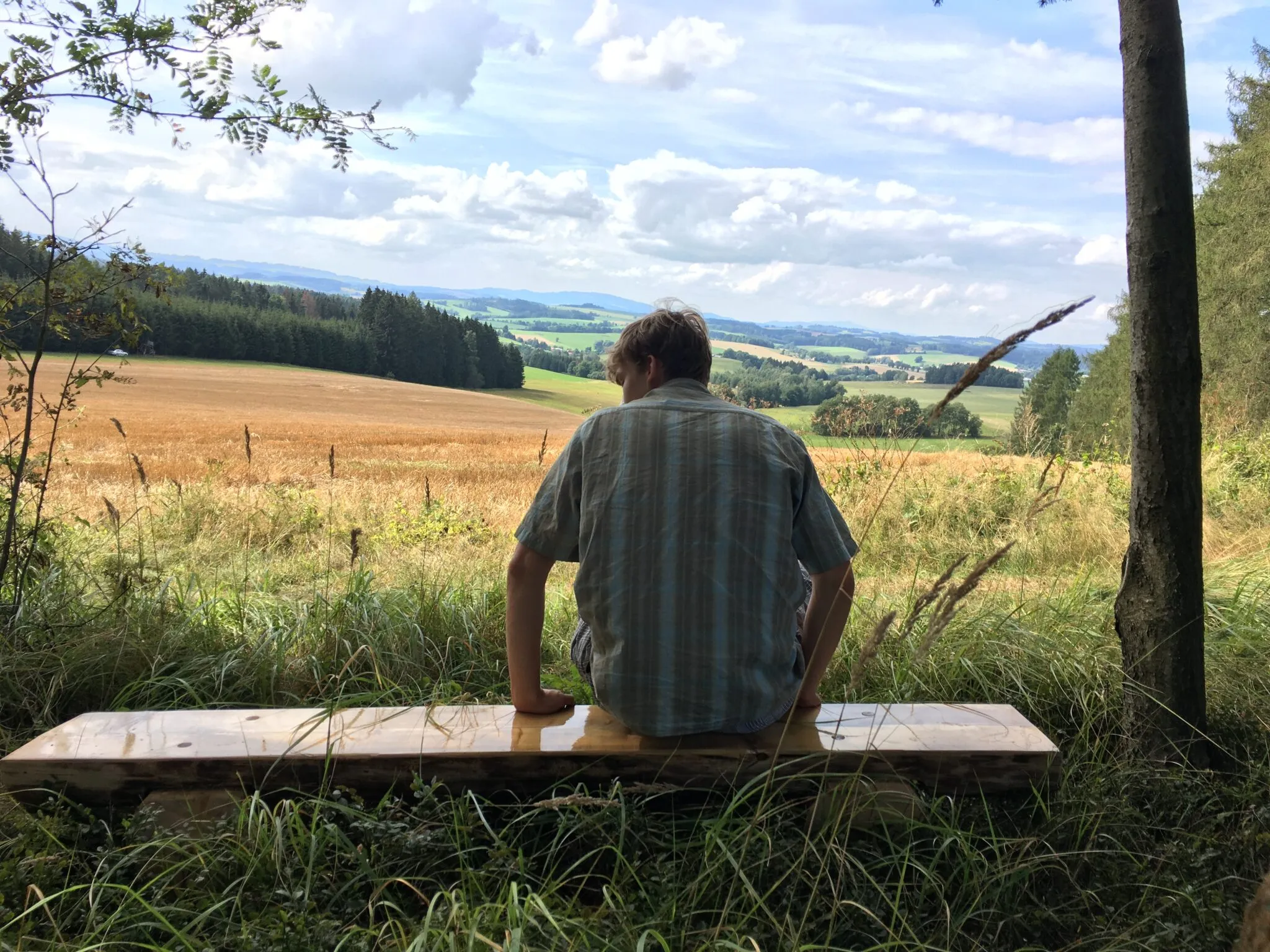 Fotografie lavičky: Roubenka